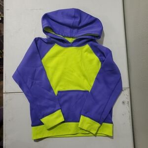 Energy Zone Vibrant Purple and Neon Yellow Hoodie
